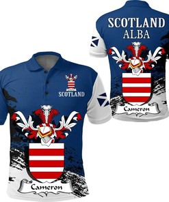 Cameron Scottish Family Crest Scotland Special Polo Shirt - Golf Shirt