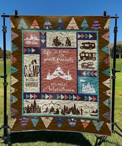 Camping Quilt Bedding Set Bedroom Decor for Family
