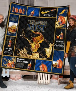 Canadian Mist All I Need Is Whisky Gift Idea Quilt Bedding Set Bedroom Decor, Gifts for Family