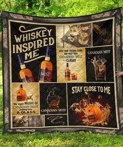 Canadian Mist Whiskey Inspired Me Funny Gift Idea Quilt Bedding Set Bedroom Decor, Gifts for Family