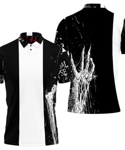 Cannibal Corpse Skeleton Ghost Jersey 3D Polo Shirt