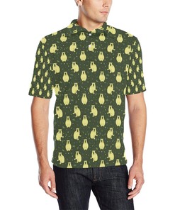 Capybara Pattern Print Design 03 Men Polo Shirt