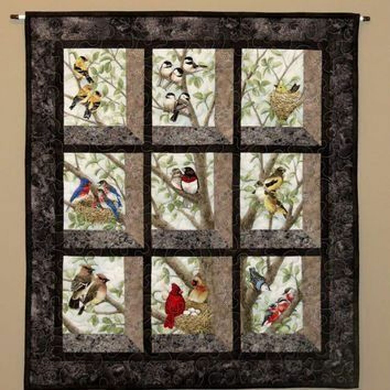 Cardinal Quilt Bedding Set Bedroom Decor, Gifts for Family