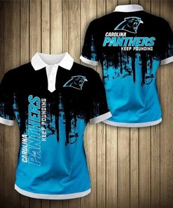 Carolina Panthers 3D Polo Shirt