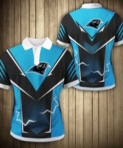 Carolina Panthers Flame Polo Shirt