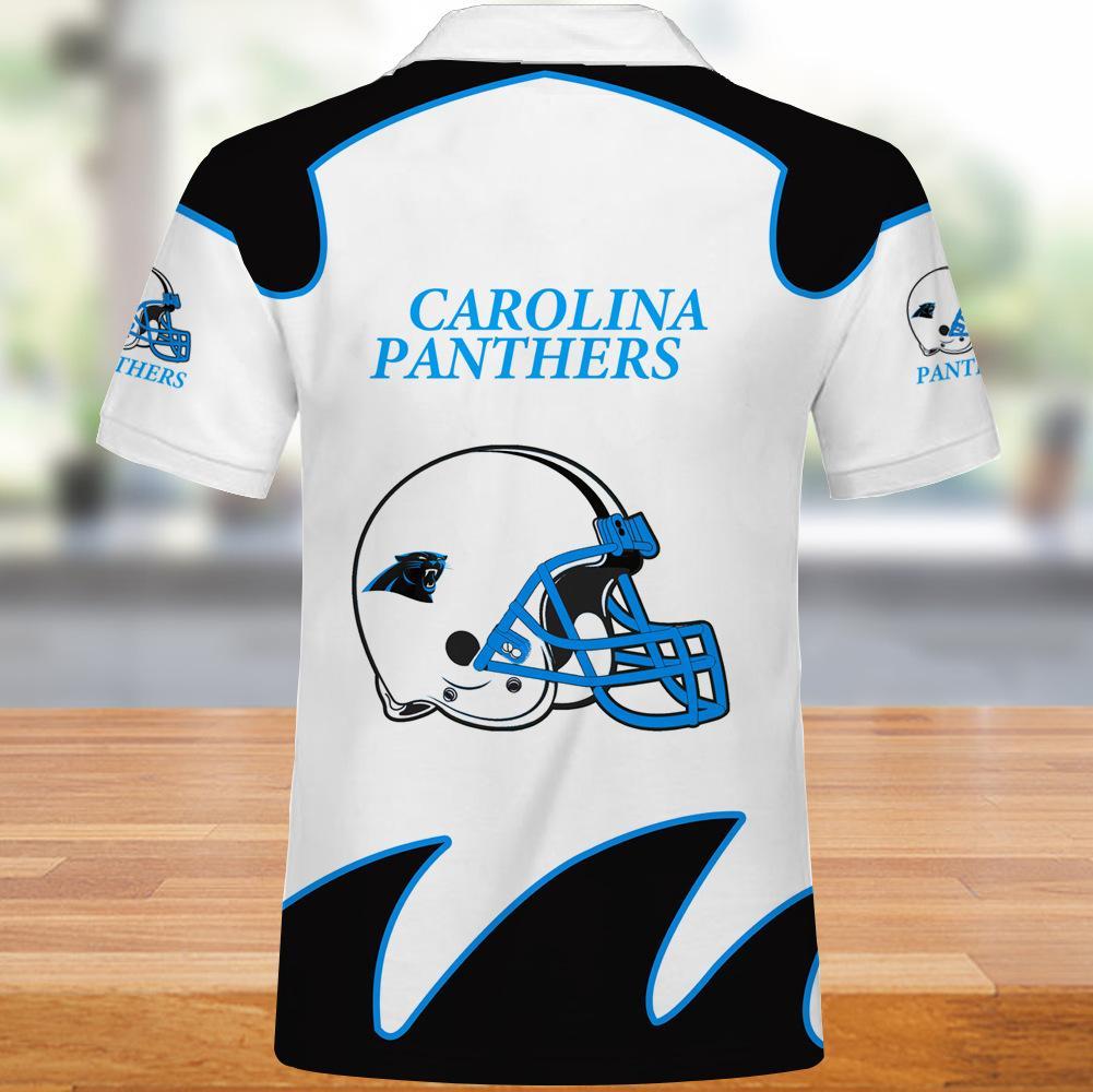 Carolina Panthers Polo Shirts White - Image 2