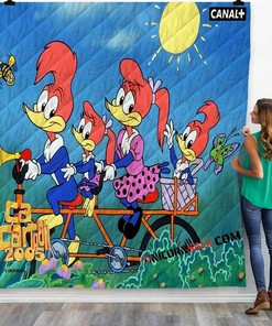 Cartoon Movies The New Woody Woodpecker Show N 3D Customized Personalized Quilt Bedding Set Blanket