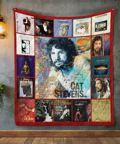 Cat Stevens Style 2 Album Covers Quilt Bedding Set Blanket Bedroom Decor, Gifts for Family