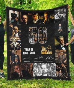 Celebrate 50 Years of The Godfather with Quilt Bedding Set Blanket - Gifts for Family