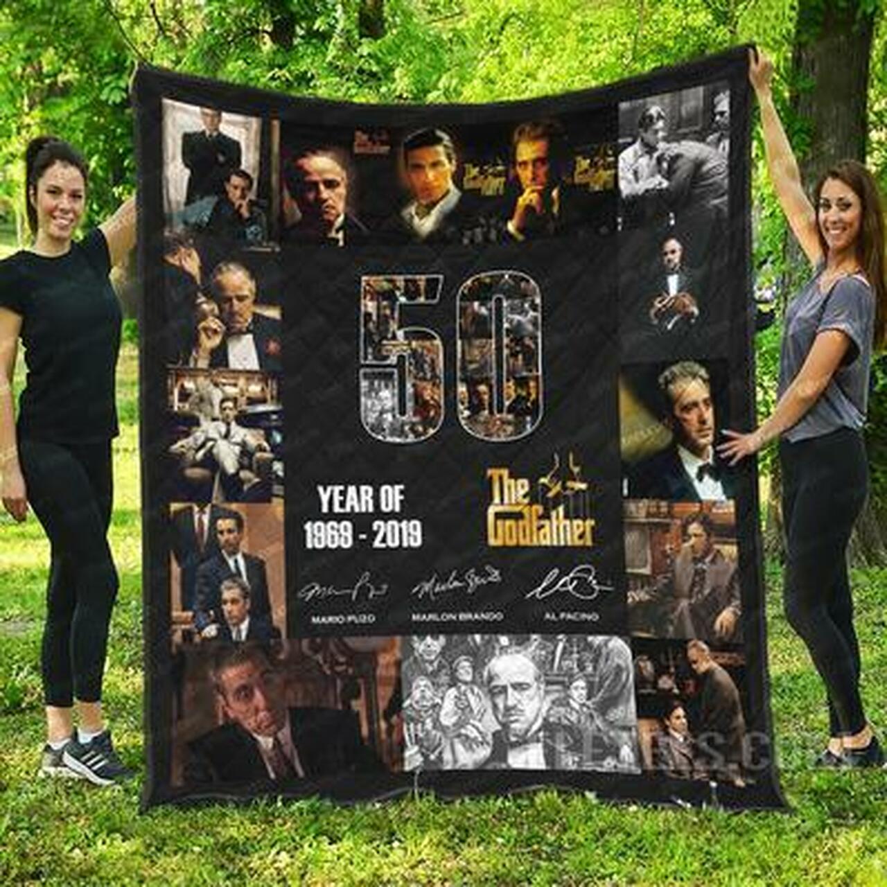 Celebrate 50 Years of The Godfather with Quilt Bedding Set Blanket - Gifts for Family