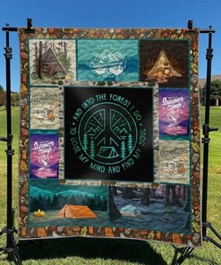 Celebrate Your Love for Camping with Personalized Quilt Bedding Set and Pillowcases