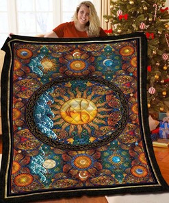 Celestial Personalized Quilt Bedding Set - Great for Bedroom Decoration and Family Gifts