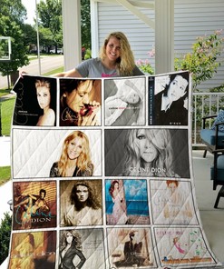 Celine Dion Blanket Bedding Set Quilt for Fans and Great Bedroom Decoration