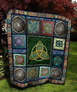 Celtic Quilt Bedding Set Bedroom Decor, Gifts for Family