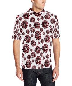 Cheerleader Pattern Print Design 01 Men Polo Shirt