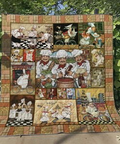 Chef's Personalized Quilt Bedding Set - Great for Home Decor