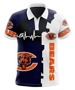 Chicago Bears Beating Curve Polo Shirt