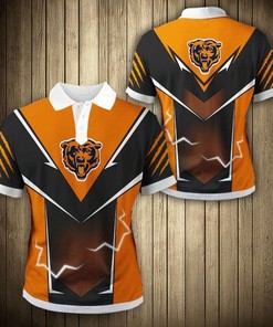 Chicago Bears Flame Polo Shirt