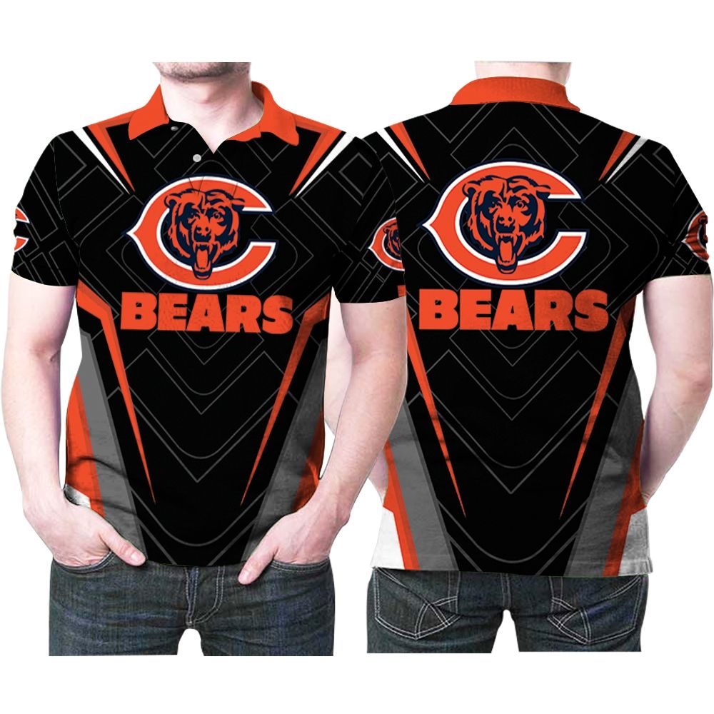 Chicago Bears Logo Legging For Fan 3D Polo Shirt