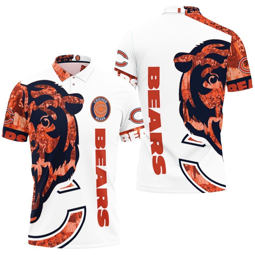 Chicago Bears Nfl For Bears Fan 3D Polo Shirt
