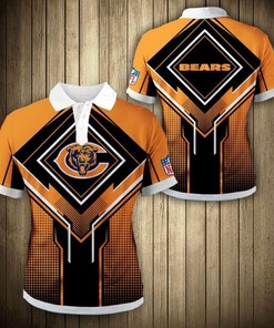 Chicago Bears Square Lattice Polo Shirt