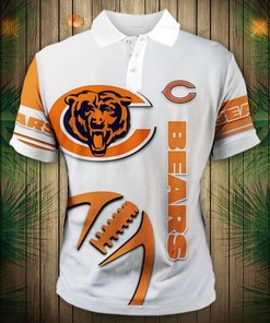 Chicago Bears Zigzag Casual Polo Shirt