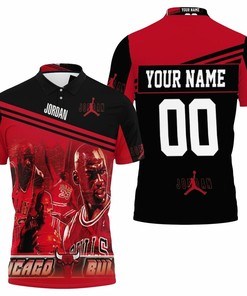 Chicago Bulls Michael Jordan 23 Personalized Polo Shirt