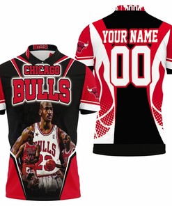 Chicago Bulls Michael Jordan Legendary Personalized Polo Shirt