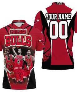 Chicago Bulls Michael Jordan With Legends Personalized Polo Shirt