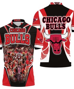 Chicago Bulls Number Michael Jordan 23 Best Of All Time Polo Shirt