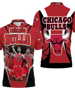 Chicago Bulls Players 24 Markkanen 8 Lavine 22 Potter Jr Polo Shirt