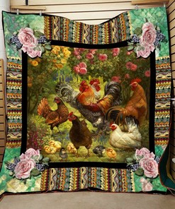 Chicken I Got These Fresh Eyes Quilt Bedding Set Blanket Bedroom Decor, Gifts for Family