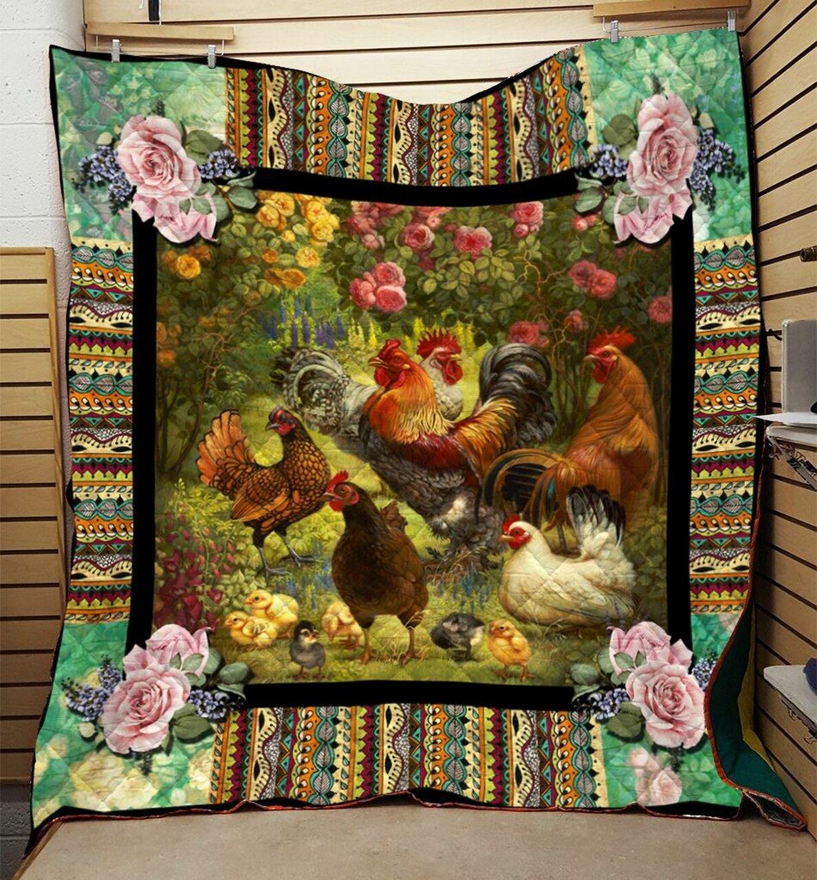 Chicken I Got These Fresh Eyes Quilt Bedding Set Blanket Bedroom Decor, Gifts for Family