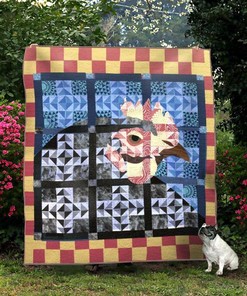 Chicken Personalized Blanket Quilt Bedding Set - Perfect for Home Decoration and Family Gifts