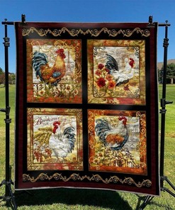 Chicken Quilt Bedding Set: Customizable Home Decor for Chicken Lovers