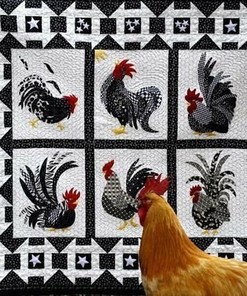 Chicken Quilt Bedding Set: Perfect for Home Decoration or Picnic Lovers