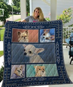 Chihuahua Bright As The Sun Quilt Bedding Set for Picnic and Gifts for Family