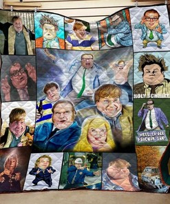 Chris Farley Tribute Collage Personalized Quilt Bedding Set for Bedroom Decor and Family Gifts