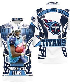 Chris Johnson 28 Tennessee Titans Afc South Division Champions Super Bowl 2021 3D Polo Shirt