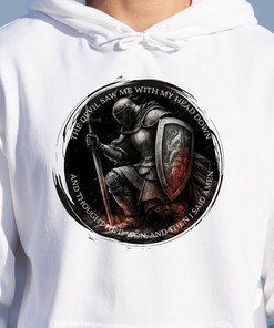 Christian Man T-Shirt - The Devil Saw Me And I Said Amen Tee