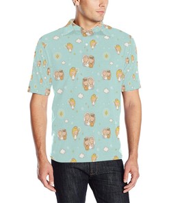 Christian Pattern Print Design 01 Men Polo Shirt