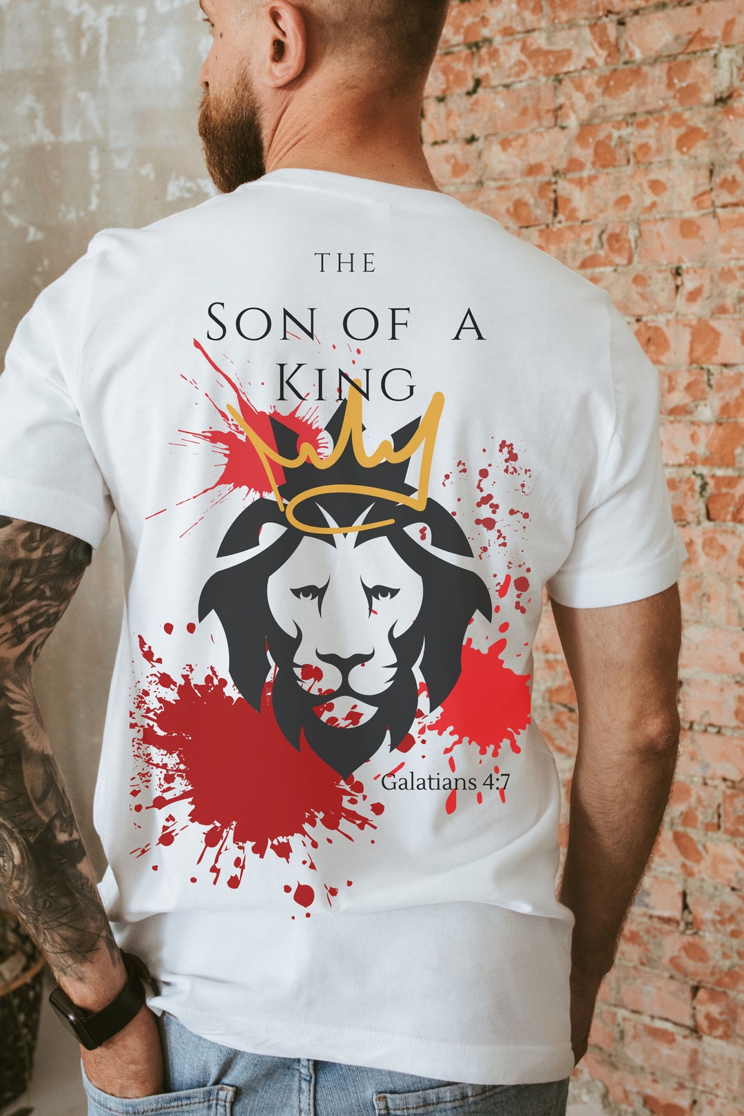 Christian Shirt - Son Of God Faith Preacher Gift Tee