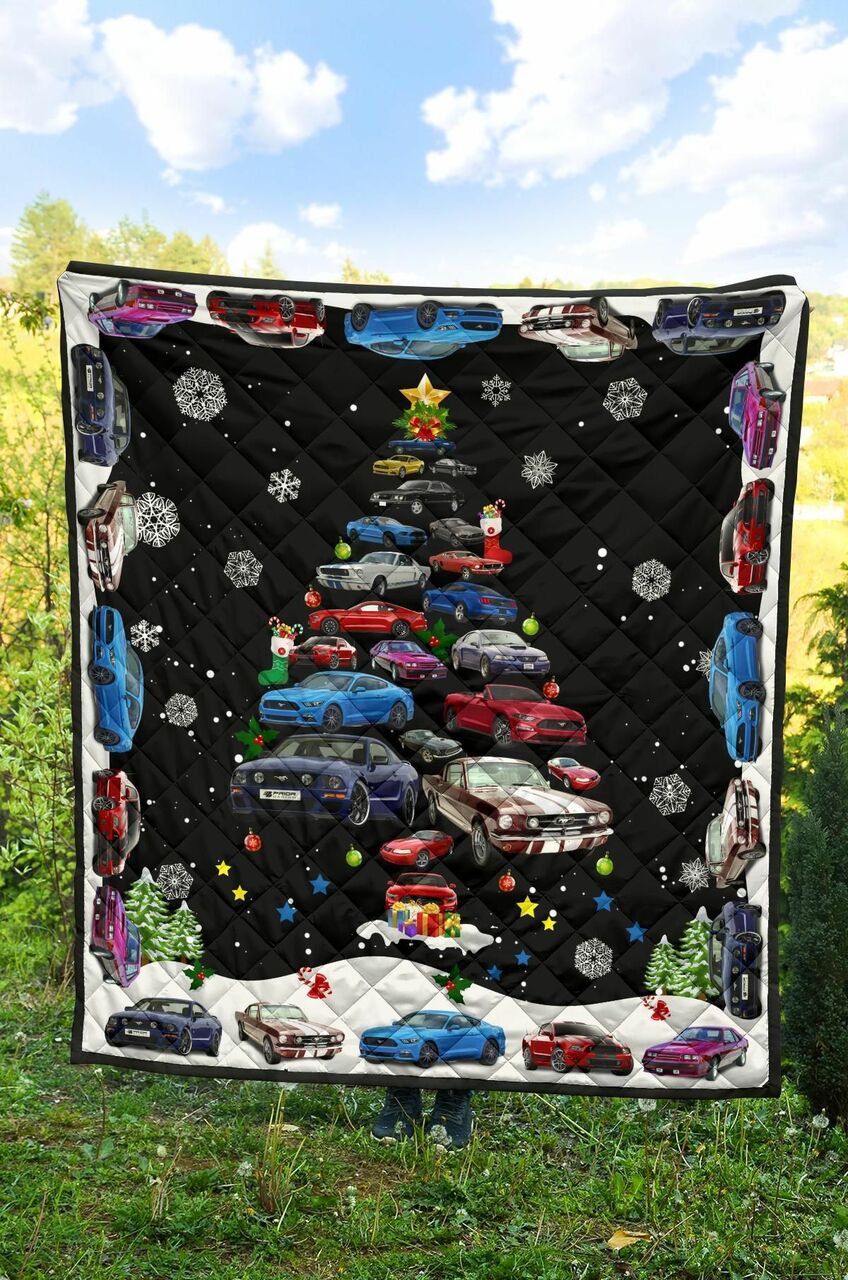 Christmas Dog Premium Quilt Bedding Set - Personalized Gift