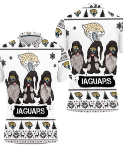 Christmas Gnomes Jacksonville Jaguars Christmas 3D Polo Shirt