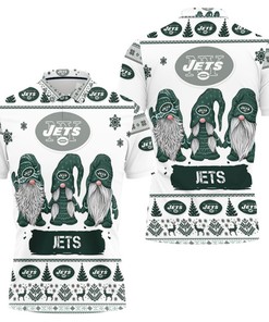 Christmas Gnomes New York Jets Christmas 3D Polo Shirt