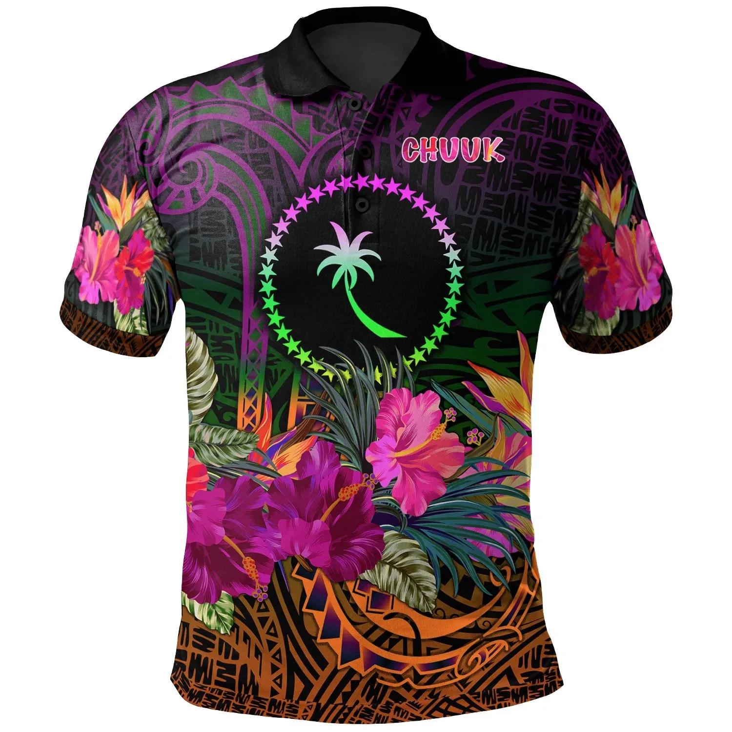 Chuuk Polo - Summer Hibiscus