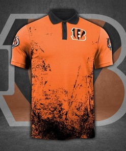 Cincinnati Bengals 3D Polo Shirt Gift for NFL Fans