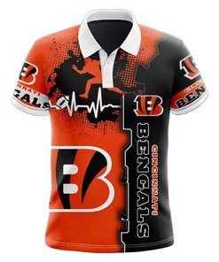 Cincinnati Bengals Beating Curve Polo Shirt