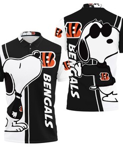 Cincinnati Bengals Snoopy Lover 3D Printed Polo Shirt