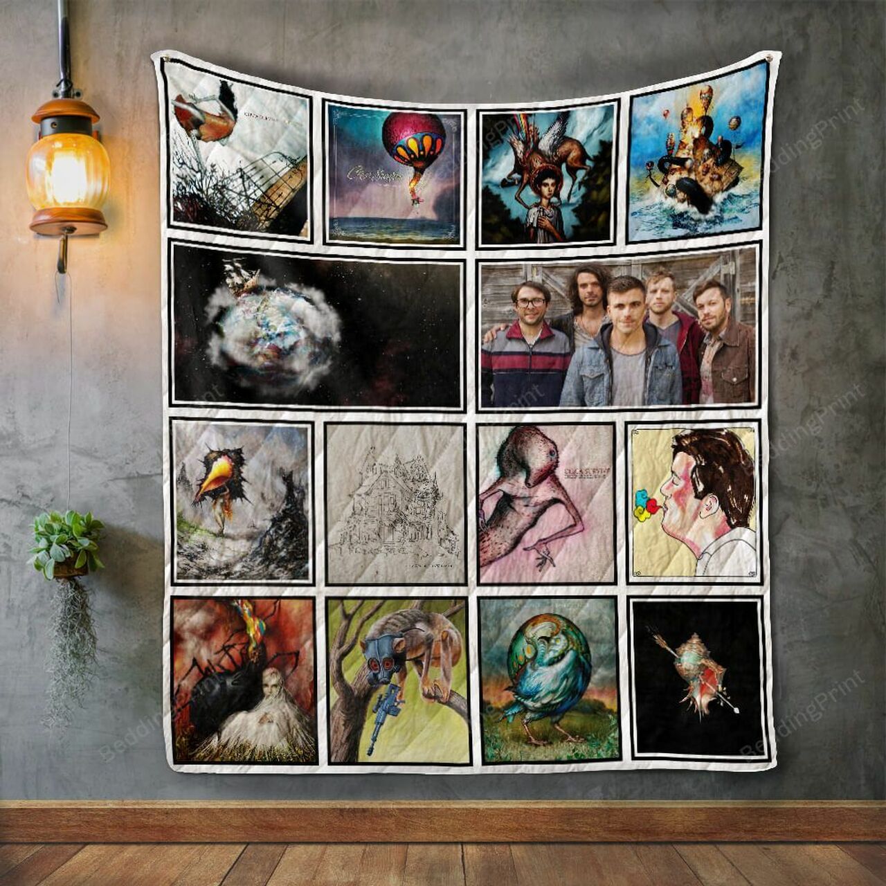 Circa Survive Album Covers Quilt Blanket Bedding Set Great for Bedroom Decor and Family Gifts